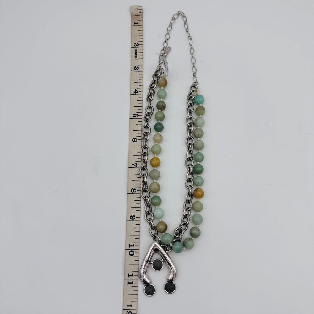 Free People Ariana Ost Think Im Dreaming Necklace Chunky Pendant Layered Boho - Picture 7 of 8